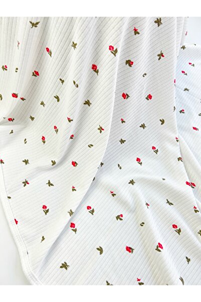 OMY بطانية منقوشة وقماط 85X90 سم قماش قطني