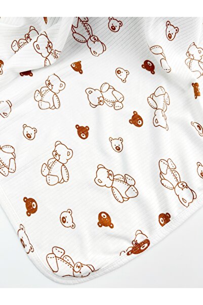 OMY بطانية منقوشة وقماط 85X90 سم قماش قطني