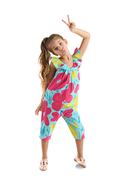 MSHB&G Floral Garden Girl's Poplin Jumpsuit