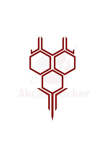 pınaxar ملصق شريطي لغطاء السيارة على شكل قرص العسل باللون الأحمر مقاس 60 × 30 سم