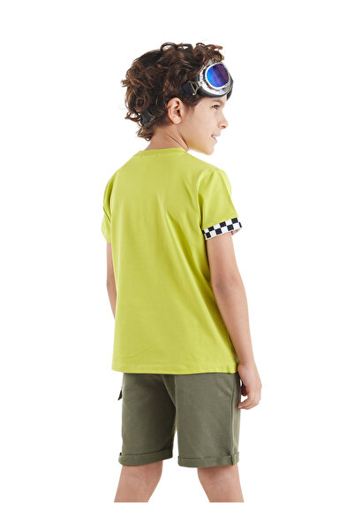 MSHB&G Motorcycle Tour Boy's Summer T-Shirt Shorts Set