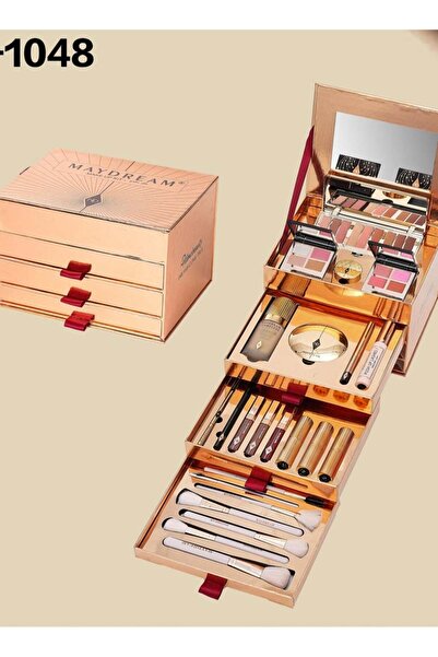 real beauty صندوق أدوات مكياج كامل، متعدد الألوان