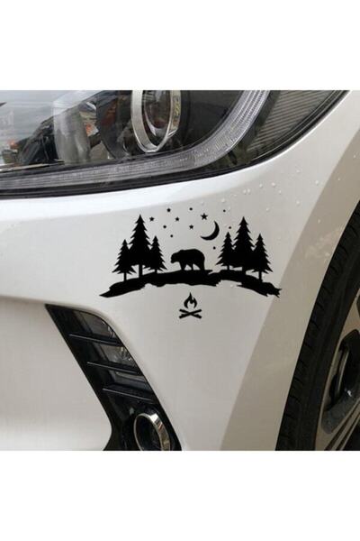 habune تصميم مغامرات الغابة البرية المضحكة - ملصق سيارة مقاوم للماء وقابل للإ...