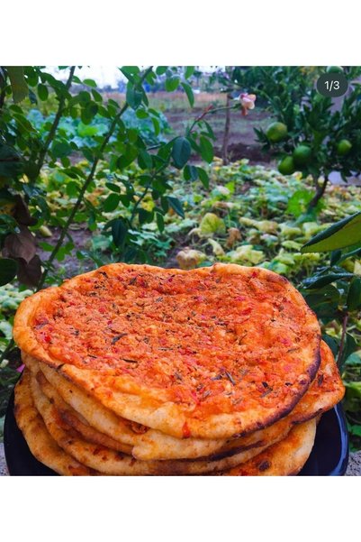 Hatay Yöresel Hatay Biberli Katıklı Ekmek Acılı 10 Adet