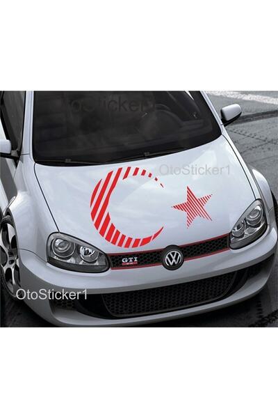 pınaxar Moon Star Solo Turkish Custom New Sticker 30*28 cm