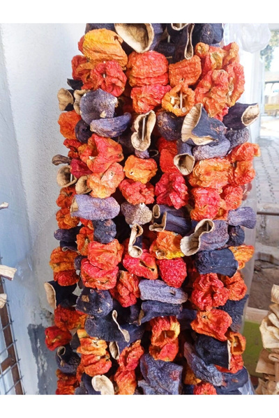 fatoş yöresel kuru dolmalık patlıcan biber karışık 50 adetli