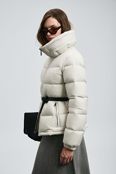 Lufian 122120044 Flash Goose down Women's Coat Ecru