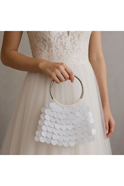 ByLily Sequined, Sequined Evening Dress Bag. Ideal for Weddings, Engagements, and Stylish Evenings