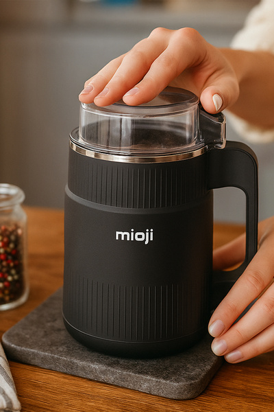 Mioji Mio CG34 500W Paslanmaz Çelik Bıçak Kompakt Baharat ve Kahve Öğütücü Siyah