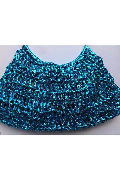 ByLily Metallic Raffia Chic Bag, Can Be Used at Night, Day, Weddings, Engagements, Invitations or for Everyday Stylish Use