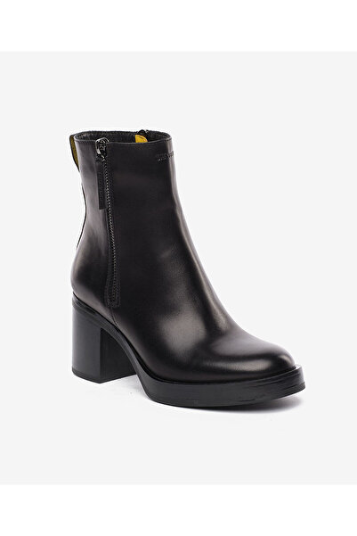 Greyder Kadın Siyah Hakiki Deri Topuklu Bot 5K2DB35292