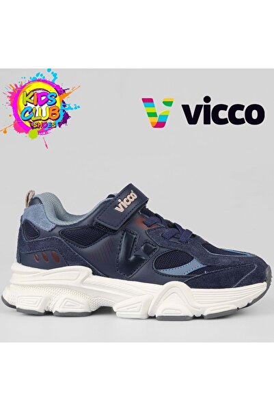 Kids Club Shoes حذاء رياضي للأطفال من Vicco Wild Ortopedik باللون الأزرق الداكن