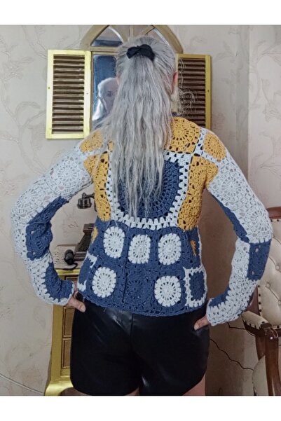 El örgüsü Yadicrochetorgu Ceket