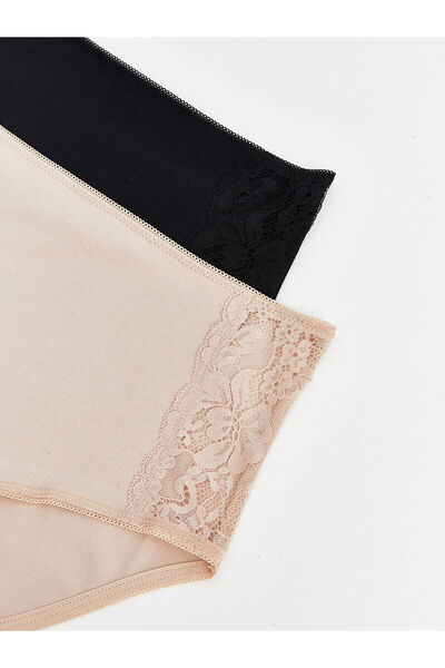 LC Waikiki Hilfa Yeni Sezon Dantel Detaylı Klasik Külot 2'li