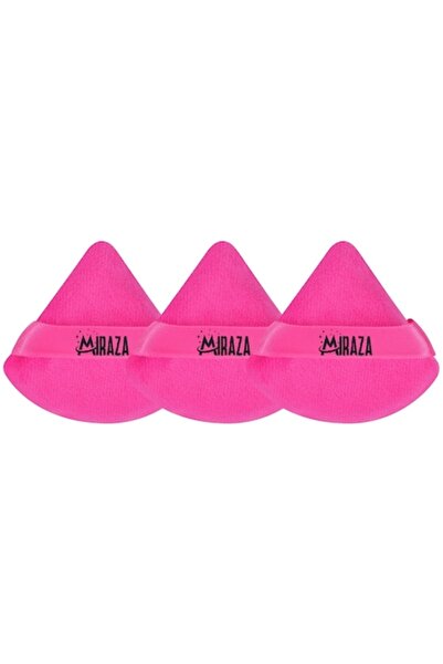 miraza Set 3 Bureti de Machiaj Triunghi, Utilizare Umeda sau Uscata, Powder Puff