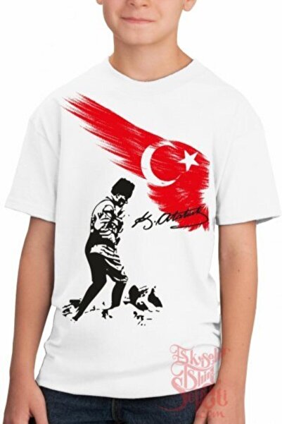 BURUTEKIN Μπλουζάκι Kocatepe με στάμπα Ataturk 23 Απριλίου