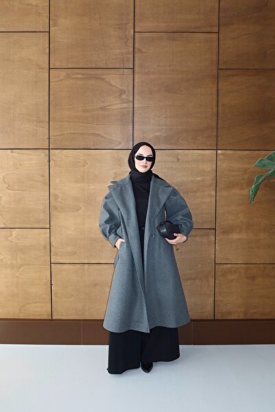 Esilapark Mila Balon Kol Kaşe Coat