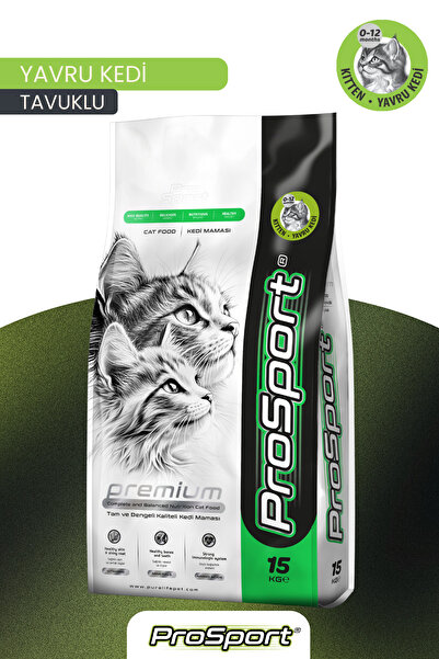 PureLife PROSPORT KİTTEN YAVRU KEDİ MAMASI 15KG