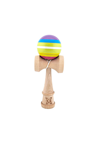 Berbis Kendama X Originala Super Sticky - Jucarie din Lemn, 18 cm, Multicolor...