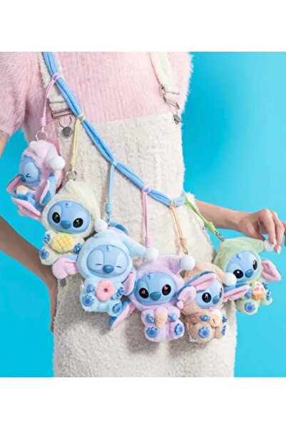 TEG Elektronik Peluş Stitch Koala Oyuncak Stich Sürpriz Paket Pelüş Stiç Labubu Askılı 15 cm 1 adet