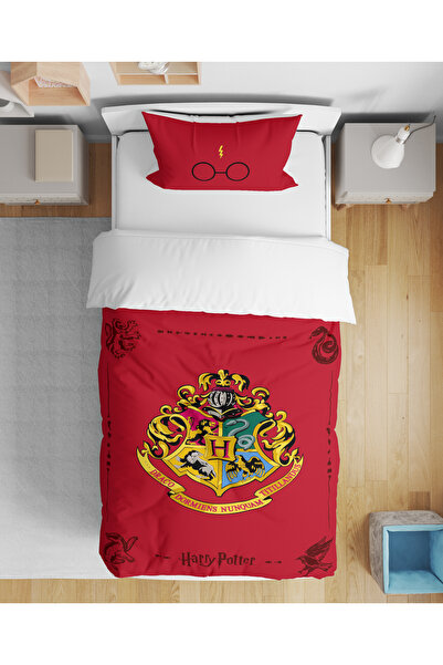 Erays Home Set de lenjerie de pat pentru adolescenți Harry Potter cu imprimeu...