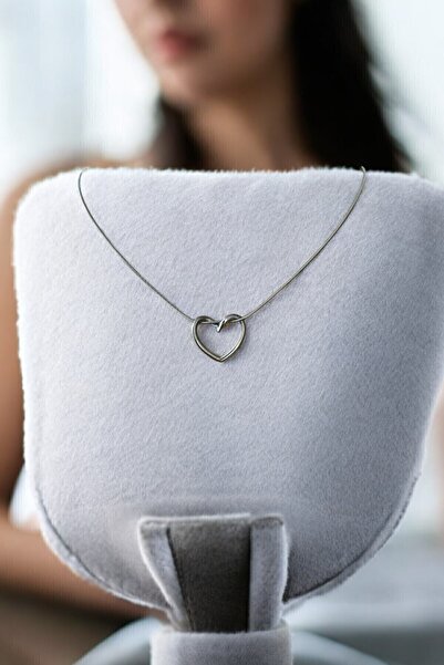 RAWEZON Kalpli Çelik Kolye Ve Peluş Ayıcık Anahtarlık Konsept Hediye Kutusu - Sevgiliye, Ve Sevdiklerinize