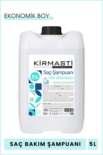 Kırmastı Bitki Özlü Onarıcı Saç Bakım Şampuanı 5 Litre Prokeratin Hair Shampoo Avantajlı Ekonomik Boy 5000ml