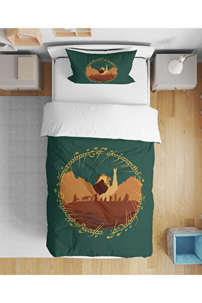 Erays Home Παντρικό Σετ Μονό Εφηβικό Παπλωματοθήκη LOTR 3D τυπωμένο Lord of the Rings