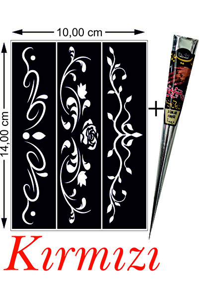 hennadibace Kına Kalıbı (GEÇİCİ DÖVME ŞABLONU) Hint Kınası