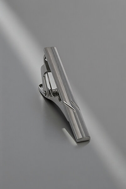 Milleniva Slim Striped Tie Clip