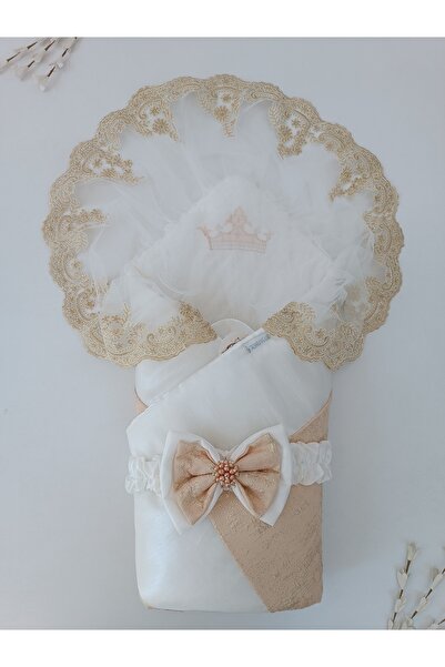 OMY Gold Pr Baby Swaddle, Unisex Baby Outer Swaddle Blanket, Hospital Exit Swaddle Blanket