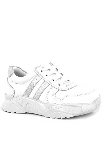 Rakerplus أحذية رياضية للفتيات من الجلد الطبيعي