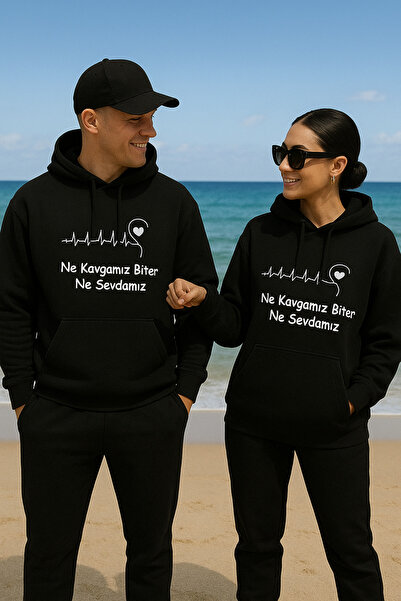 WOODROFFE Lover Combination - Σετ φόρμας 4 τεμαχίων με στάμπα μεγάλου μεγέθους 2 (ΤΙΜΗ ΕΙΝΑΙ 2 ΣΕΤ)