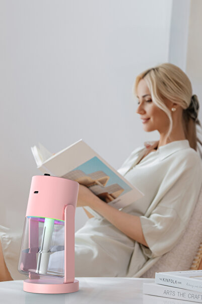 Mioji Mio AH8 Taşınabilir RGB 280ml Hava Nemlendirici - Pembe