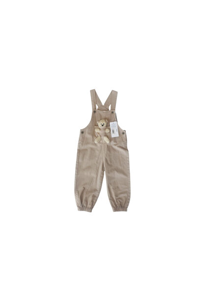 Oryeda Teddy Bear Linen Long Children's Slopet