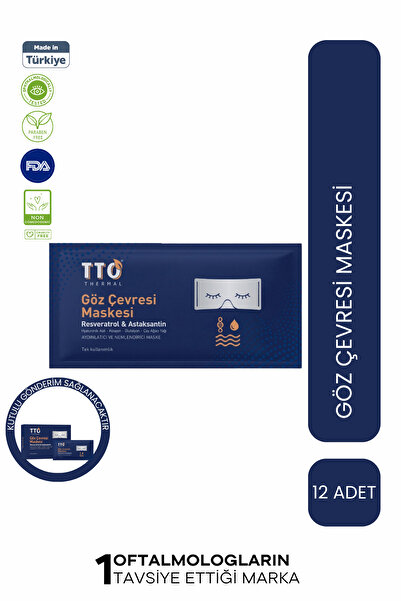 TTO Thermal Göz Maskesi – Dinlendirici & Canlandırıcı Göz Bakım Maskesi