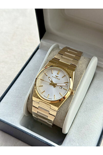 FERRO Sarı Çelik Kordon Kadın Kol Saati Fl21495a-b