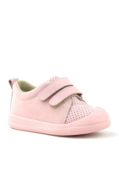 Rakerplus Sonic Genuine Leather Pink Velcro Anatomical Baby Sneakers Sneakers