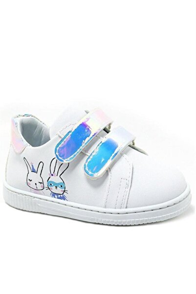 Artico حذاء رياضي للفتيات الصغيرات باللون الأبيض من Miclou