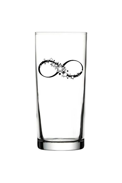 Özcan Tasarım كأس راكيا مطبوع عليه إنفينيتي - كأس راكيا موديل إنفينيتي