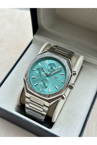 FERRO Gümüş Çelik Kordon Erkek Kol Saati FM11522AWT-A15