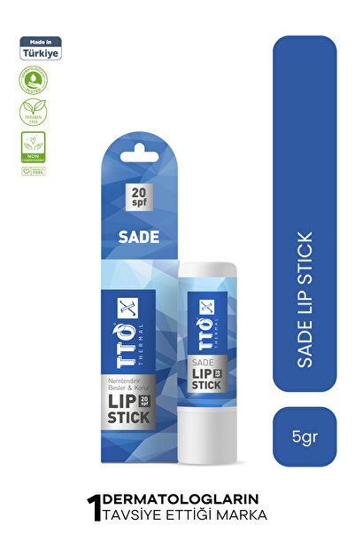 TTO X 20 SPF Korumalı Sade Lipstick