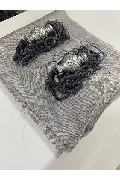 Store Bal peteği desenli Tül Fon perde aksesuarı