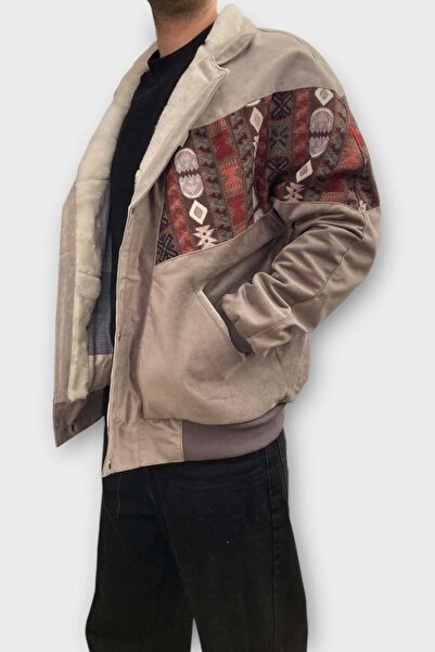 CANMODA (7455) Large Size Vintage Patterned Special Jacket