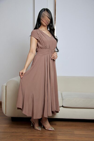 SELSAL فستان ميد ناعم