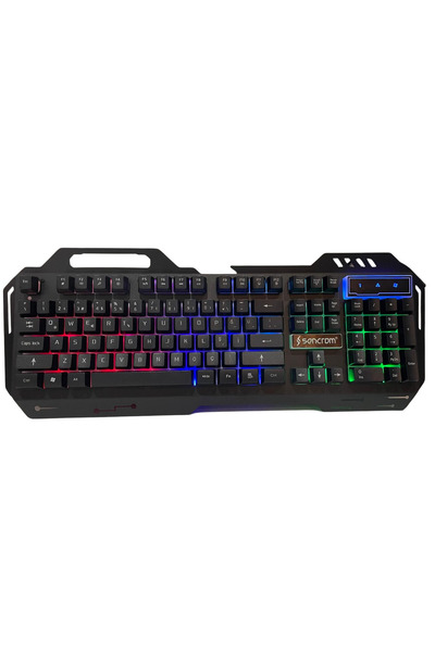 SNRELK sencrom sm-900 RGB AYDINLATMALI Q GAMİNG OYUNCU KLAVYE