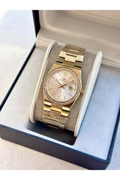 FERRO Yellow Steel Cord Women Wristwatch Fl21596Awt-B 3Atm Waterproof 2 Years Warranty Giftpacked