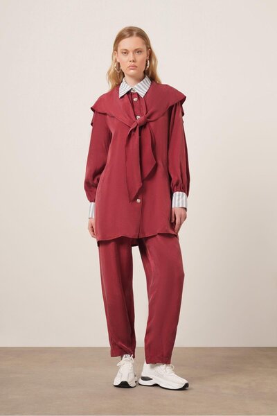 FTZ WOMEN بدلة تانسيل نسائية كلاريت ريد 31104