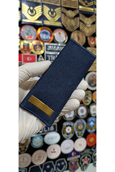 ÇUKUROVA ÜTÜ J.Asyş. Asteğmen 3D Tpu One Pair Shoulder Coat of Arms, Navy Blu...