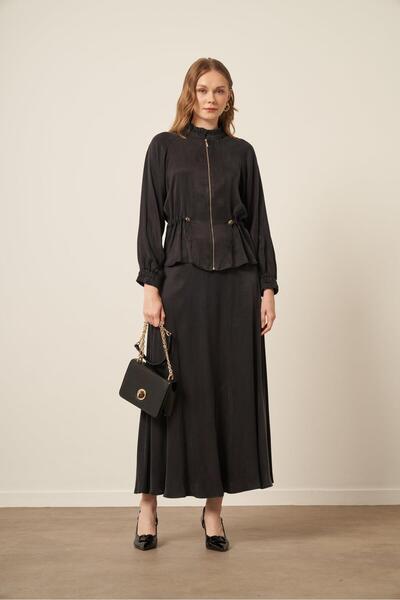 FTZ WOMEN بدلة نسائية من الحرير كوبرا باللون الأسود 31158